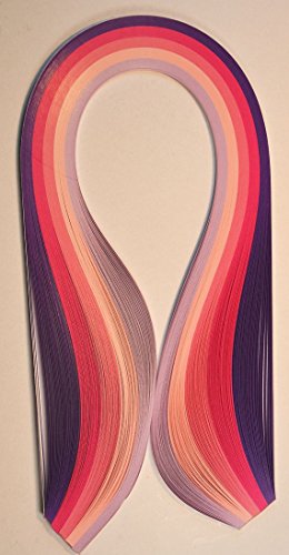 Quillinghobby Bandes de papier pour quilling mélange de roses 5 x 420 mm 5902510411107 (5902510411107)