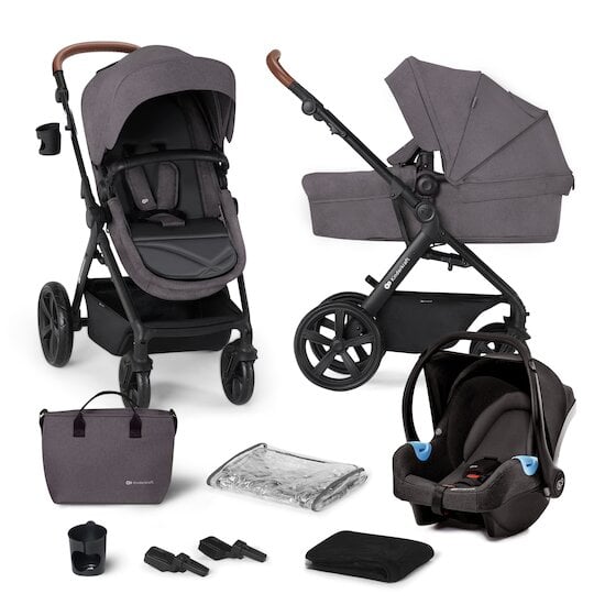  Kinderkraft Poussette 3 en 1 Atour Dark grey  code EAN 5902533921621 