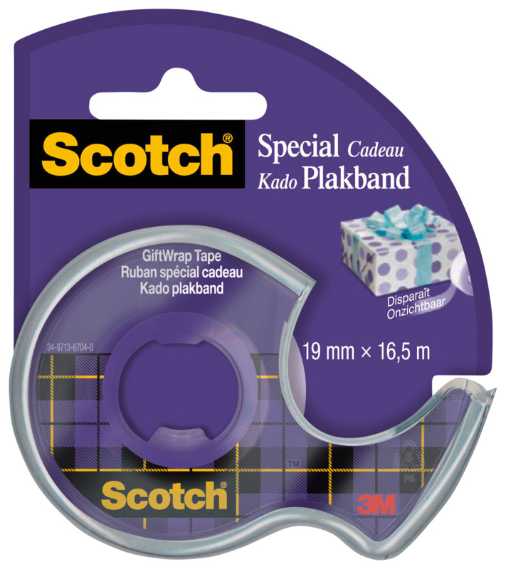 DÉVIDOIR DE RUBAN ADHÉSIF SPÉCIAL CADEAU 