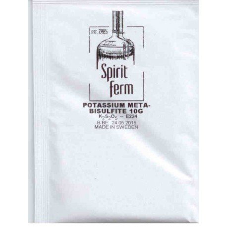 SULFITE DE POTASSE 10g - DISULFITE DE POTASSE |...