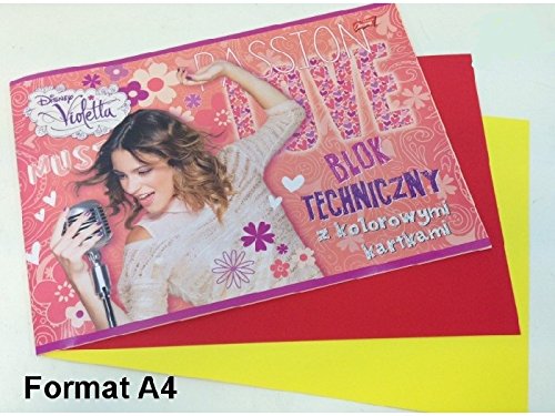 Bloc coloriage A4 violetta / bloc 160gr