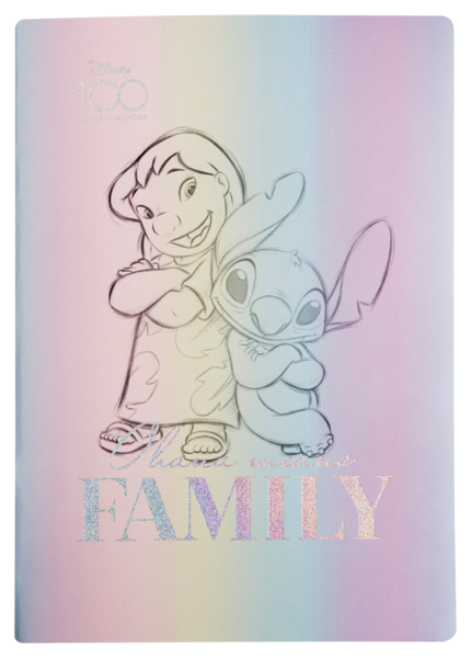 CAHIER EXERCICE A4 LIGNÉ DISNEY 100 ANS 
STITCH