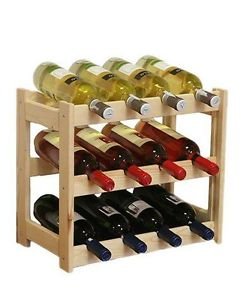 modo24france casier à vin étagère bois 12 bouteilles modo24France RW-1-12 5904266021500 (5904266021500)