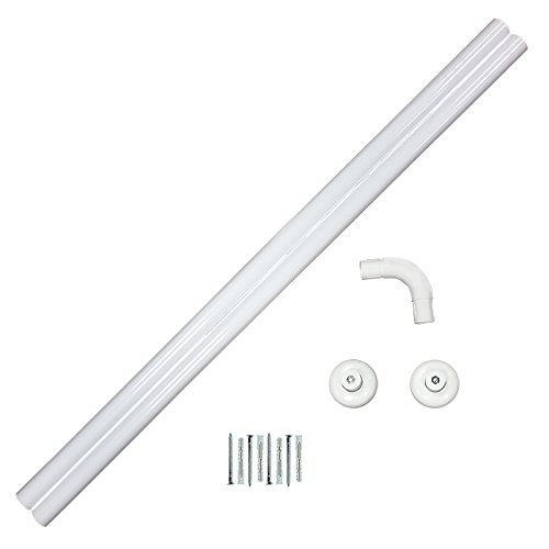 ALU barre d'angle barre pour rideau de douche 2...