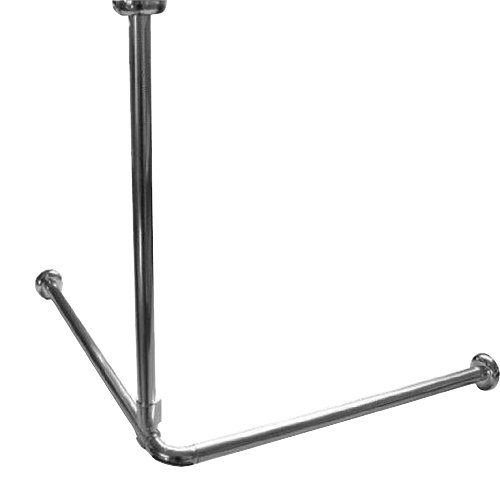 Beytug Support de plafond en aluminium et chrom...