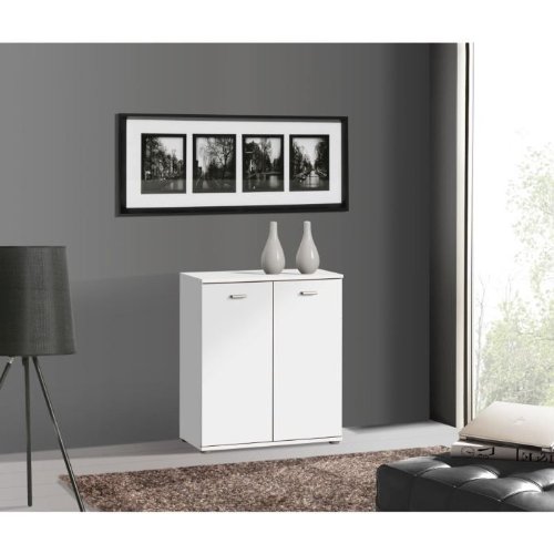 DIXI Buffet Bas blanc 2 portes