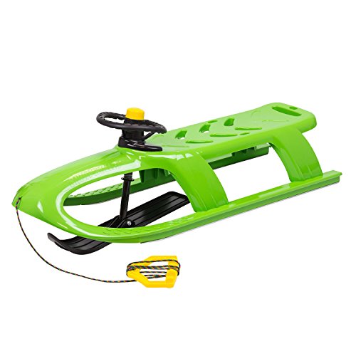 Luge en plastique Bullet control avec volant, e...