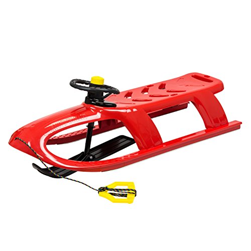 Luge en plastique Bullet control avec volant, e...