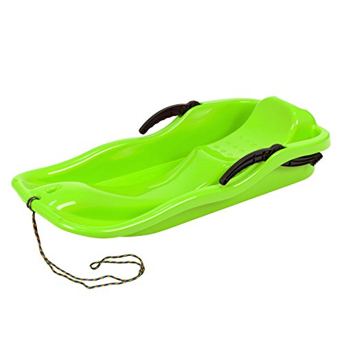 Rouge luge en plastique Race avec freins et cor...