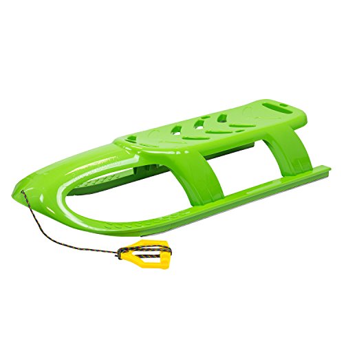 Luge Bullet en plastique pour 2 enfants en vert...