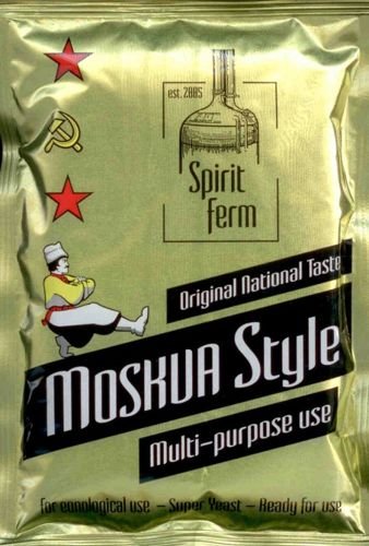 AlcoFermBrew LEVURE RAPIDE - MOSKWA STYLE 140g - Alcotec Distillateurs Levure Turbo Levures Alcotec Paquets Extrême Pureté Homebrew Vodka Gnôle Alcool code EAN 5905912650402 