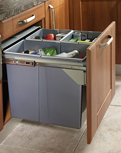 Jc609m-3 poubelle de cuisine coulissante à tri ...