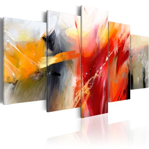 BD XXL Impression sur toile 200x100 cm - Grand format - XXL - 5 Parties - Image sur toile - Images - Photo - Tableau - motif moderne - Décoration - pret a accrocher - Abstraction 0101-57 200x100 cm B&D XXL code EAN 5907262725328 