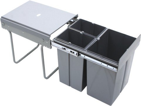 FITMYKITCHEN POUBELLE DE RECYCLAGE POUBELLE 400...