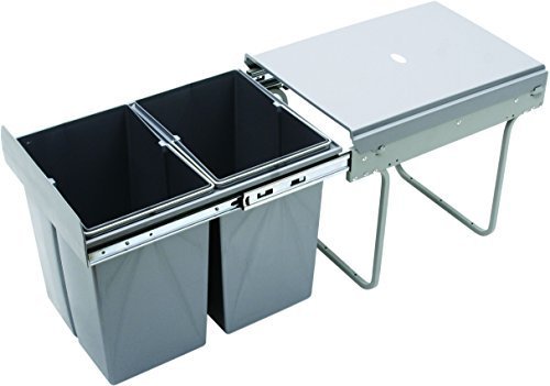 REJS RECYCLE BIN PULL OUT KITCHEN WASTE BIN 400MM - 40 LTR (JC-602) by REJS code EAN 5907520747710 