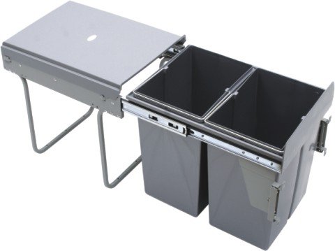 FITMYKITCHEN POUBELLE DE RECYCLAGE POUBELLE 400...