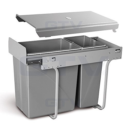 REJS RECYCLE BIN PULL OUT KITCHEN WASTE BIN 300MM - 30 LTR (JC-603) by REJS code EAN 5907520747734 
