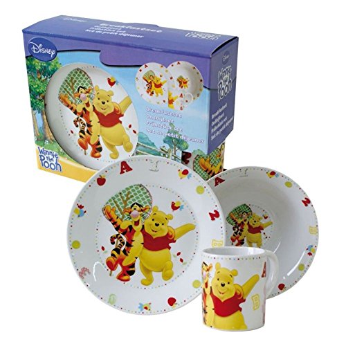 Winnie l'ourson set petit déjeuner 3tlg. enfants