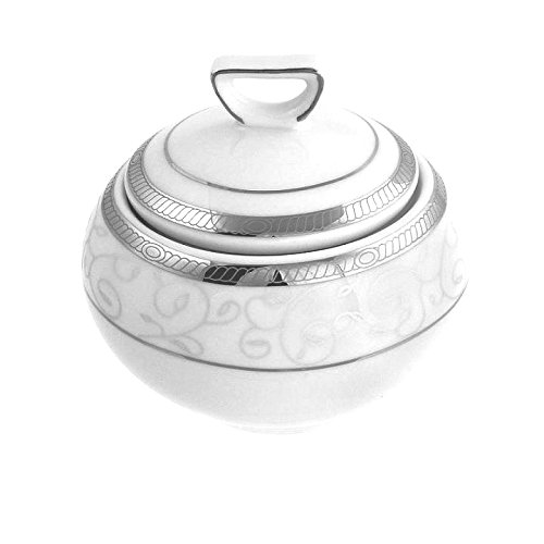 Sucrier 250 ml avec couvercle Montbretia en por...