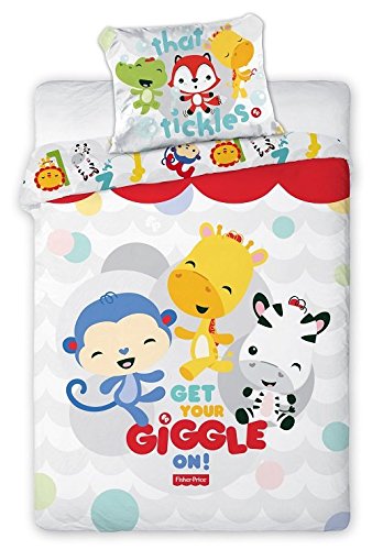 FISHER PRICE GIGGLE PARURE BÉBÉ LINGE DE LIT HO...