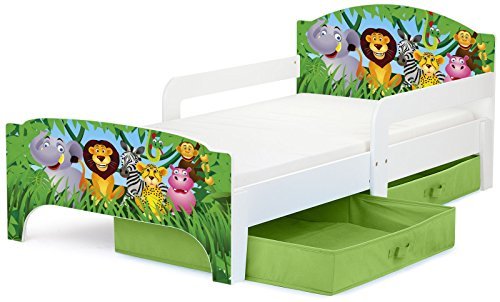 Moderne Lit d'Enfant Toddler motif Jungle Lit p...