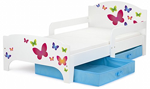 Moderne Lit d'Enfant Toddler motif Papillons Li...