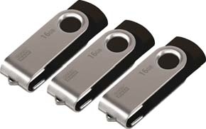 PACK 3 CLÉS USB 2.0