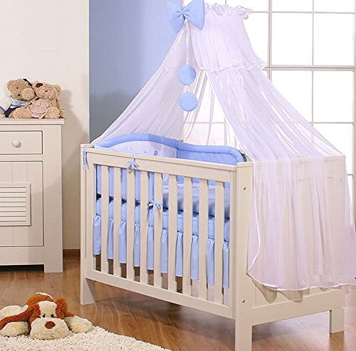 Ciel de lit bébé en moustiquaire - grand format...