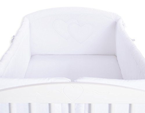 Tour de lit bébé complet 120*60 ou 140*70 blanc...