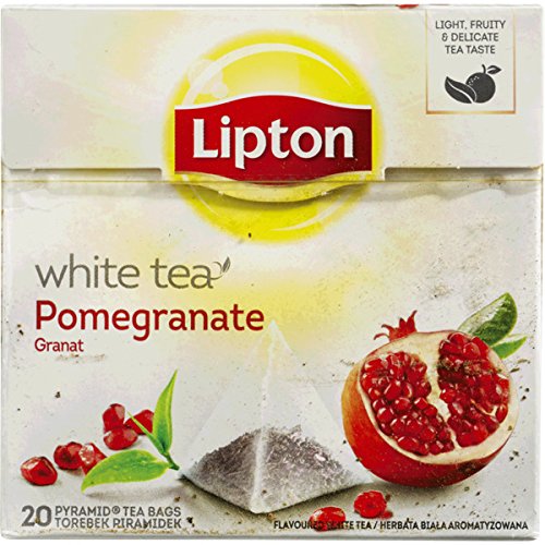 LIPTON - Thé Blanc et Grenade - 20 sachets pyra...