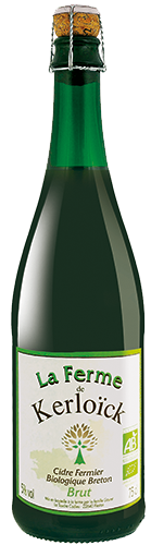 LA FERME DE KERLOÏCK CIDRE FERMIER BRUT BIO code EAN 5968392 