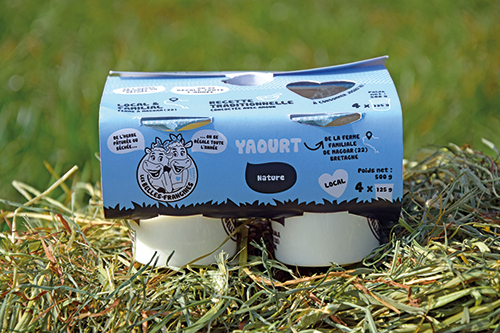 LES BELLES FRANGINES YAOURT NATURE X4 code EAN 5989898 
