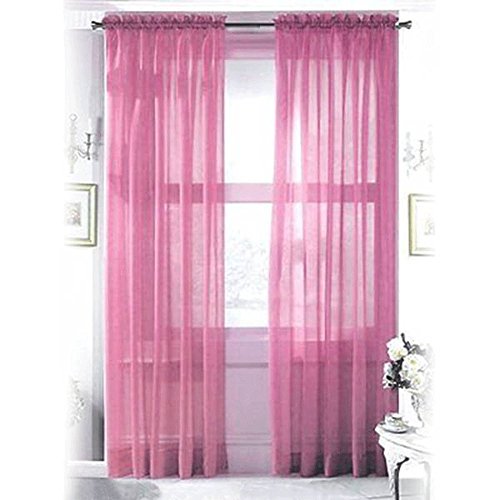 kasit Tulle voile écharpe en porte fenêtre ride...