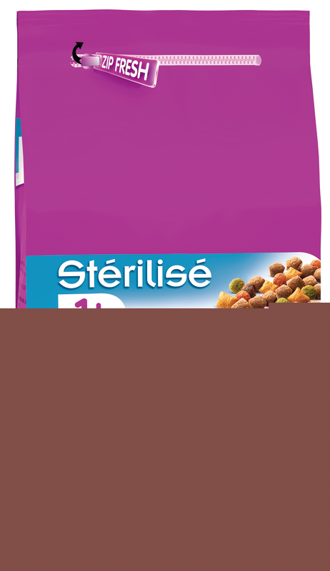 CROQUETTES CHAT STÉRILISÉ AU SAUMON 1+ WHISKAS