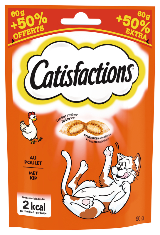 SNACK POUR CHAT POULET CATISFACTIONS