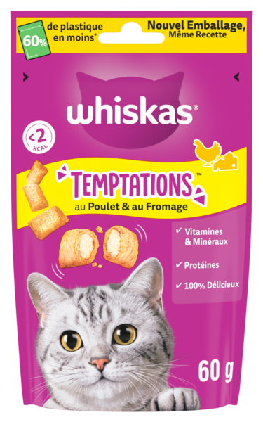 FRIANDISES TEMPTATIONS POULET ET FROMAGE
