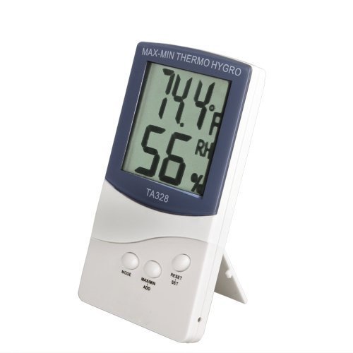 Thermometre hygrometre testeur d'humidition num...