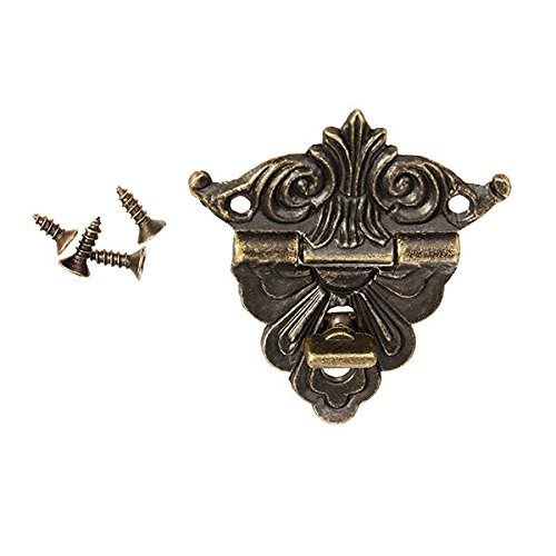 Farway farway Lot de 4 4,8 x 4,5 cm décoratif Boucle en Alliage Boîte à bijoux 6000049624308 (6000049624308)