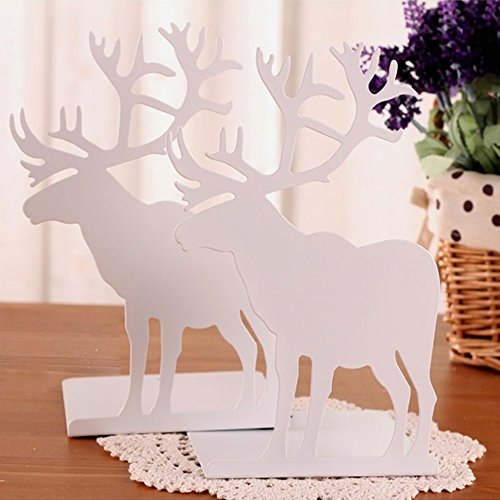 Farway farway 1 Paire mignon reindeer-shaped serre-livres Art serre-livres antidérapant Support pour chambre à coucher, bibliothèque, Storybook 6000049630347 (6000049630347)
