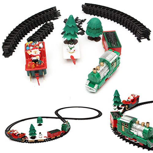 12 pièces set de train lumière musicale de noël pour rouler autour de sapin de noël - jeux jouet cadeau de père noël arbre cadeau enfants 6009516695391 KING DO WAY 12 pièces set de train lumière musicale de noël pour rouler autour de sapin de noël - jeux jouet cadeau de père noël arbre cadeau enfants 6009516695391 KING DO WAY