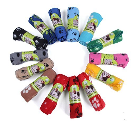 Couverture douce pour chat chien Pet Empreintes...