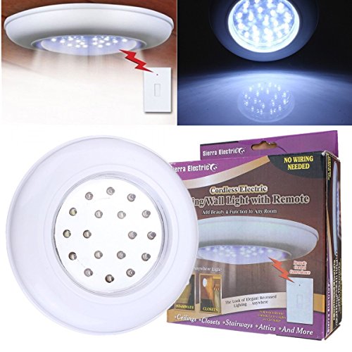 17cm lampe de plafond 18 led rond sensible avec...