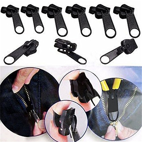 6 pcs réparation fermeture éclair zipper replac...