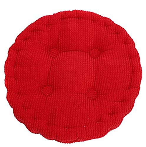 Ronde coussin de chaise thick chaud corduroy (r...