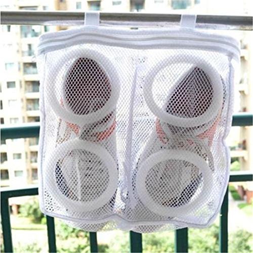 Filet à linge pour chaussures lavage sac à chau...