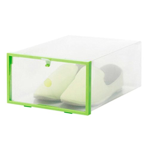 Epaissir chaussures transparentes boite organis...