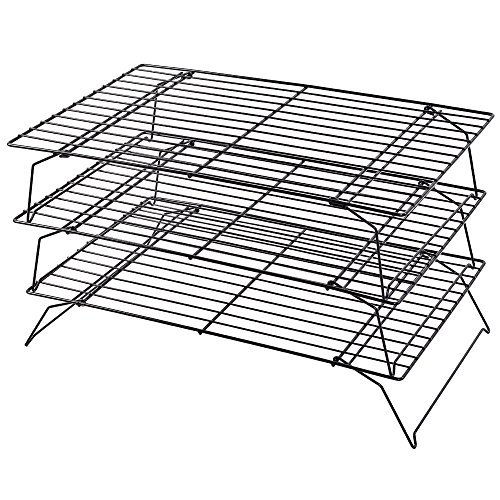 Space saving 3 tier empilables baking refroidis...