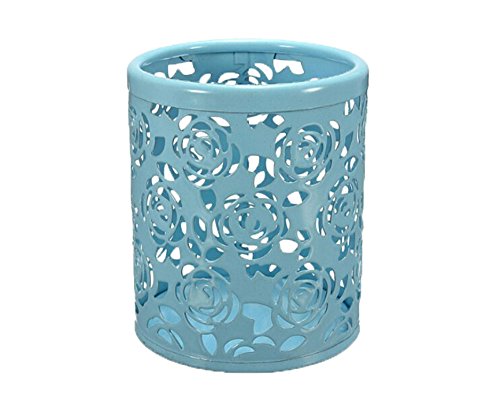 niceEshop(TM) Ciselé Pot à Crayons en Métal ave...