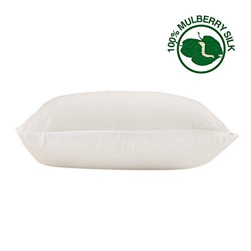 LILYSILK Taie d'Oreiller Soie & Coton Forme Sac...