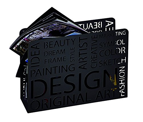 Porte journeaux en métal Coloris Noir, Dim : L3...